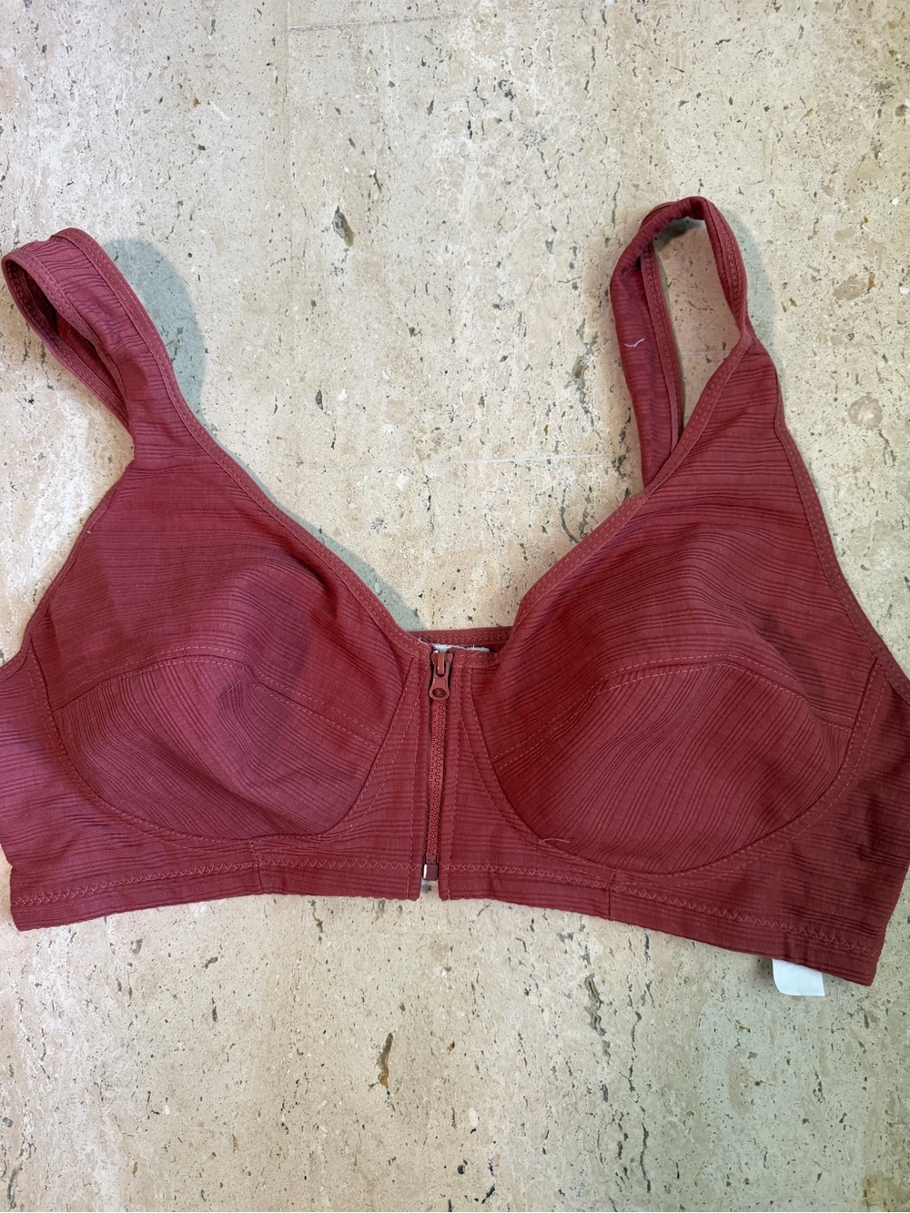 6 Pack Wireless Assorted Colors Front Zip Bras - Picture 2 of 6